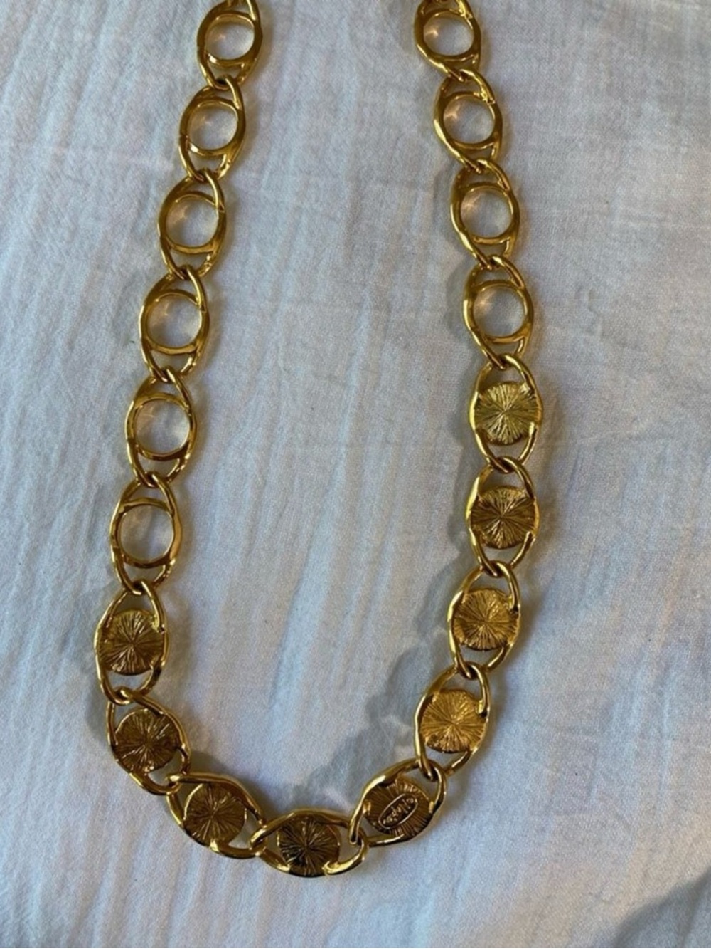 Vintage Napier Faux Pearl Gold-Tone Necklace - Picture 6 of 6